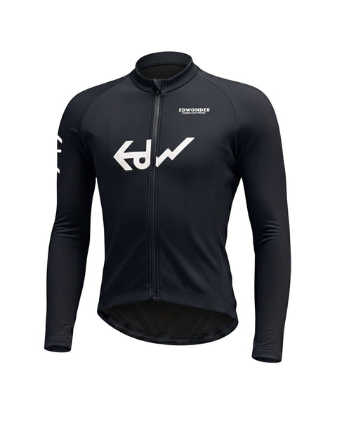 Men's EdW Club Thermal Long Sleeve Jersey - Blackm