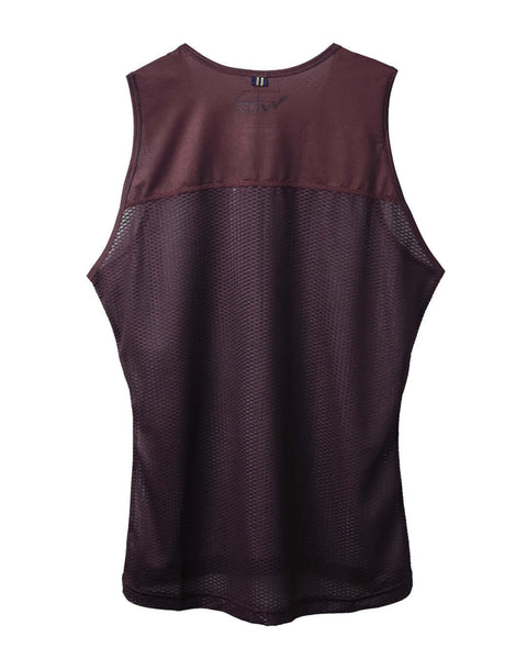 Women's EdW Edition Sleeveless Base Layer - Burgundy Brown