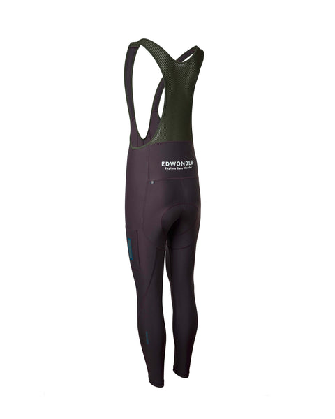 Women's EdW Edition Lightweight Cargo Bib Tights - Night Rider Brown