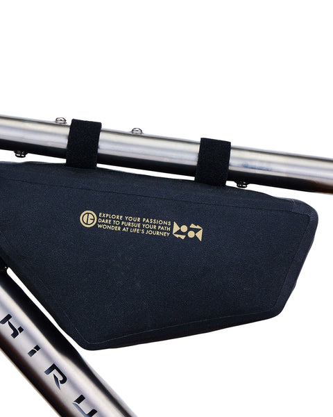 防水迷你自行車車架包 - Black