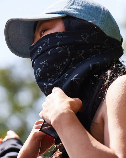 Multi-use EdW Square Scarf