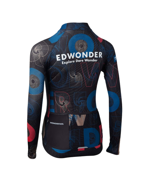 Men's Wonderfool Infinite Long Sleeve Jersey - Galactic Black