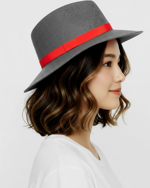 EdW Trimmed Felted Wool Fedora