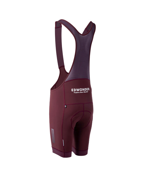 Men's Wonderfool Infinite Bib Shorts - Burgundy Brown