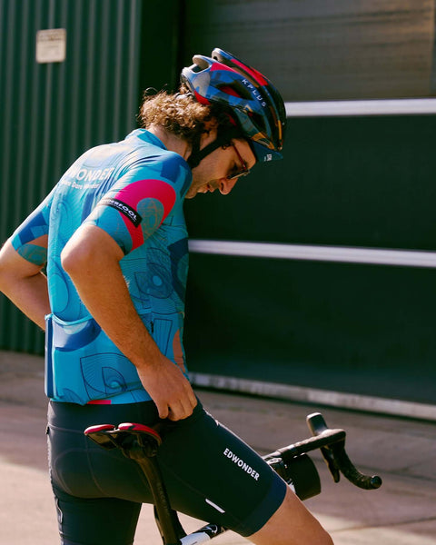 EdWonder's Teal Green Lightweight Cycling Jersey
