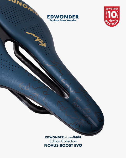EdWonder X Selle Italia | Edition Novus Boost Evo Carbonio Superflow Saddle