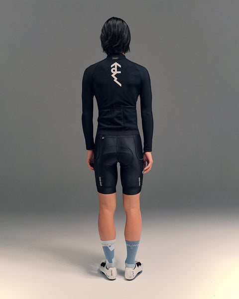 Men's EdW Club Thermal Long Sleeve Jersey - Blackm