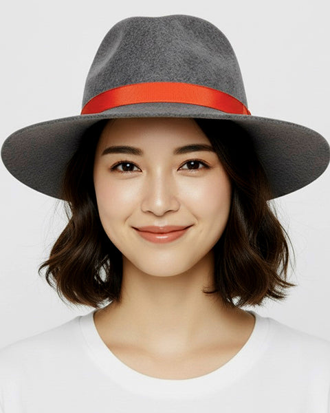EdW Trimmed Felted Wool Fedora