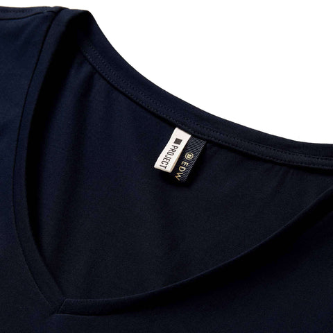 Geometry Wonder Organic Cotton T-shirt - Navy /  几何系列好奇有机棉T恤 - 海军蓝