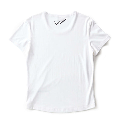 Perspective Wonder Organic Cotton T-shirt - White /  透视系列好奇有机棉T恤 - 白
