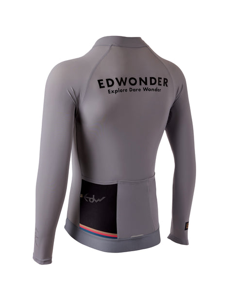 Men's EdW Edition Long Sleeve Jersey - Steel Gray