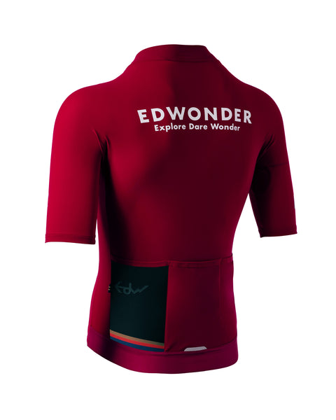 Men's EdW Edition Jersey - Burgundy Red / 超轻系列(男)车衣 - 酒红
