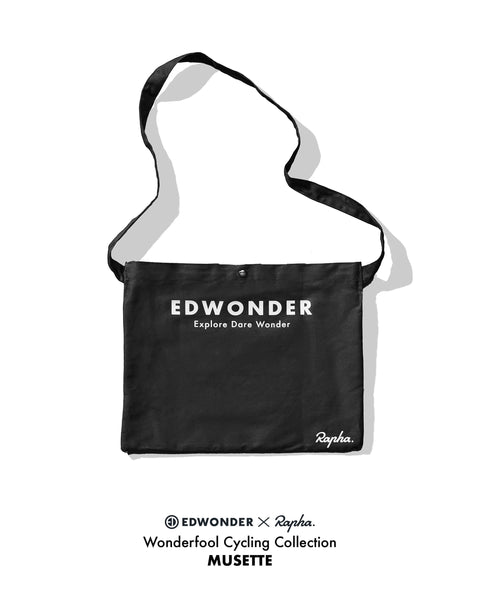 EdWonder X Rapha | Wonderfool Musette [LIMITED EDITION] - Black White /  Wonderfool系列 骑行斜挎包 - 黑 [限量版]