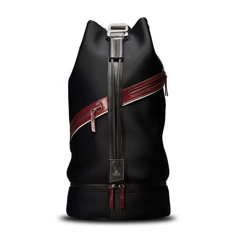 Men's EdWonder X Burgundy Assemblage | Edward Neoprene & Leather Bucket Bag